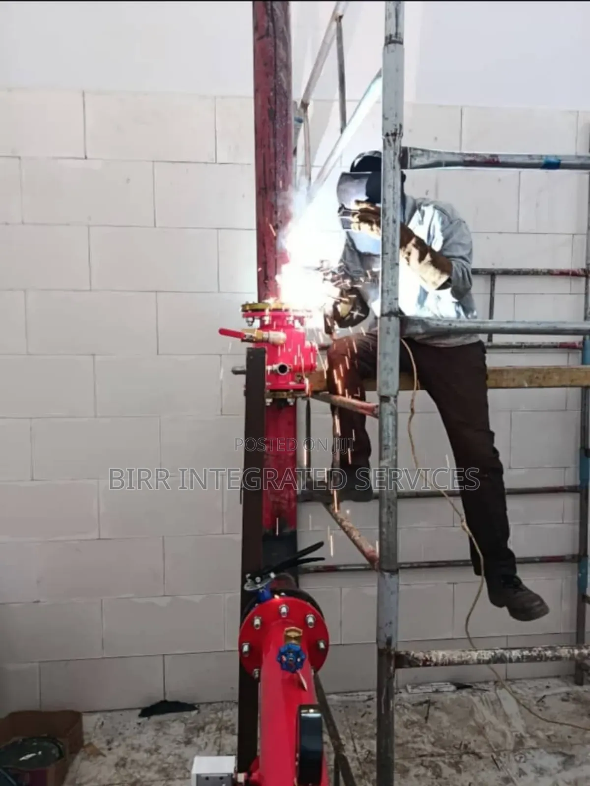 Fire Hydrant And Sprinkler Set Up