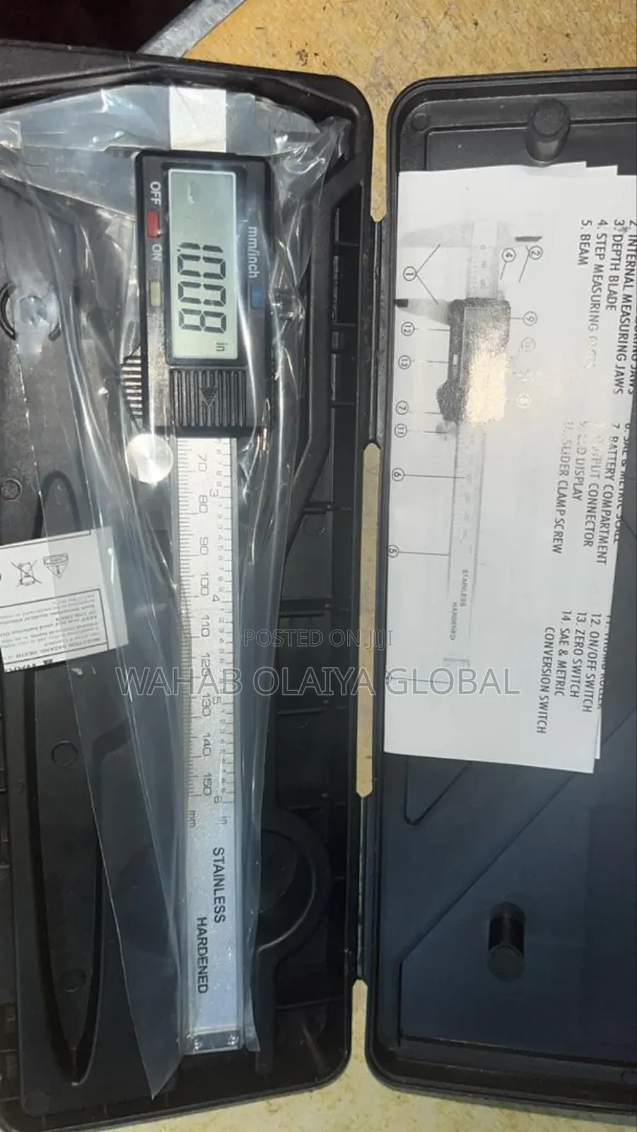 KTC 200mm Digital Caliper – High-Precision Measuring Tool