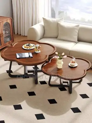 Wooden Top Nesting Center Tables