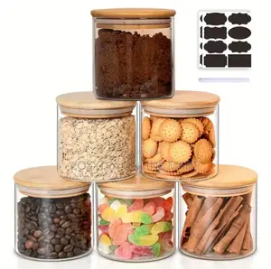 Set 6 Glass Jars