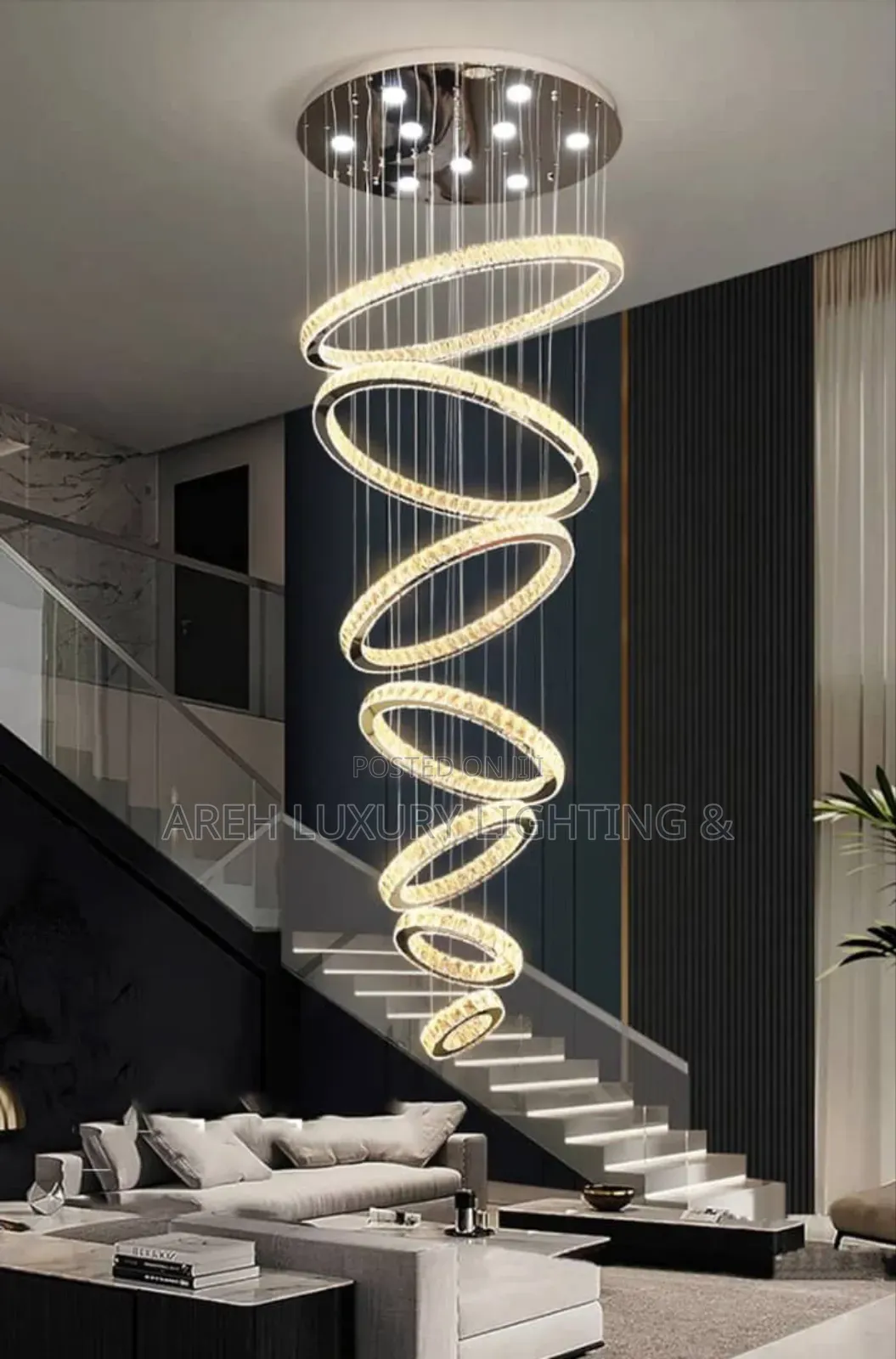 Modern Luxury Decor Dropping Chandelier Light