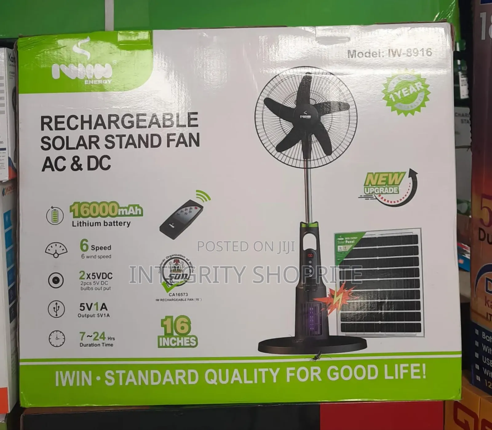 Quality Iwin Rechargeable Fan