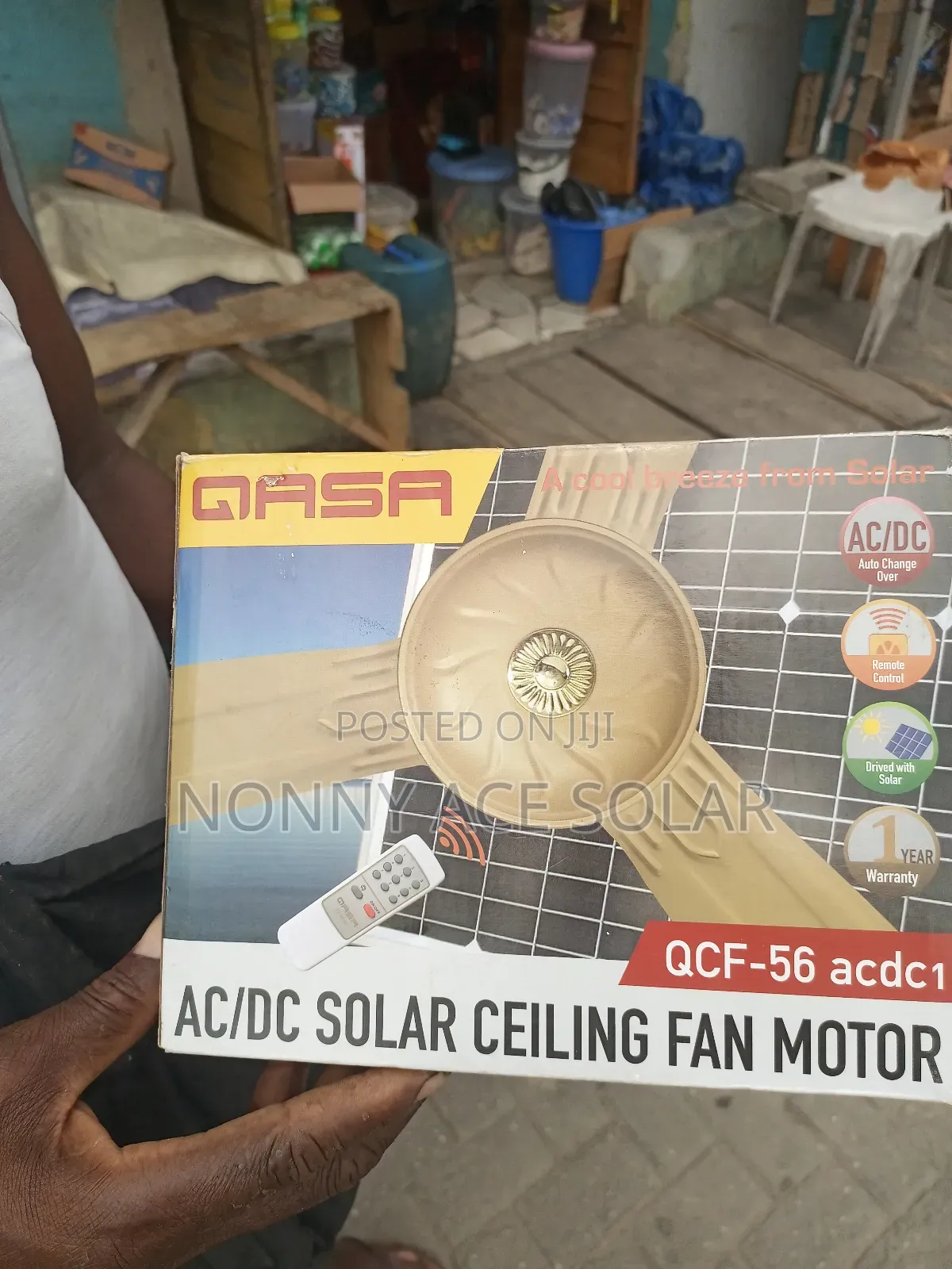 Qasa AC/Dc Ceiling Fan 56"