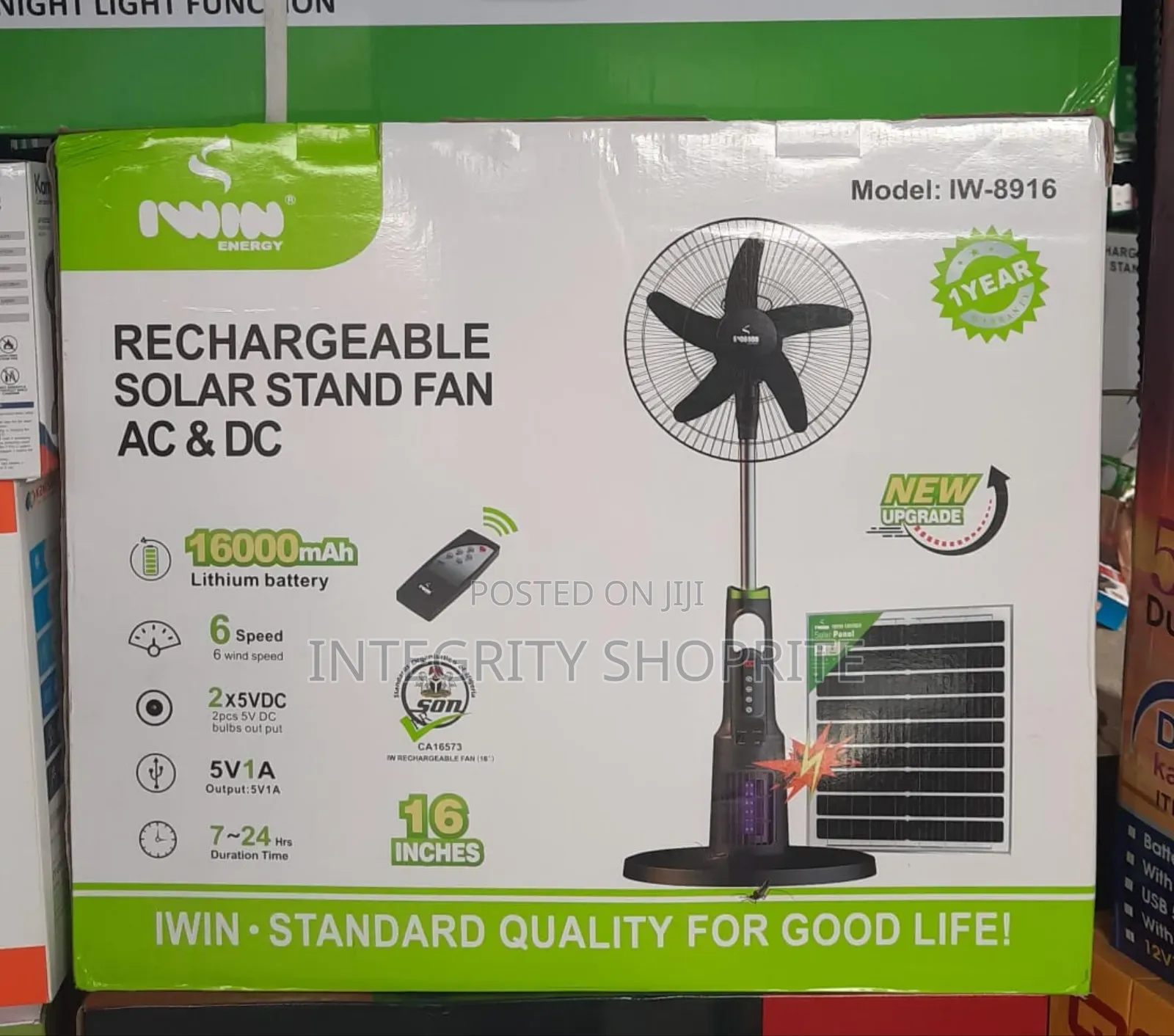 Quality Iwin Rechargeable Fan