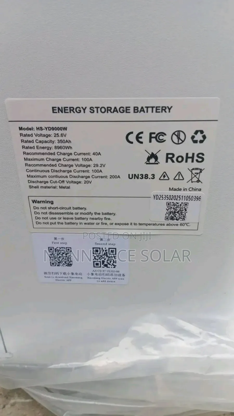 Haisic 8kwh 24v Lithium Battery