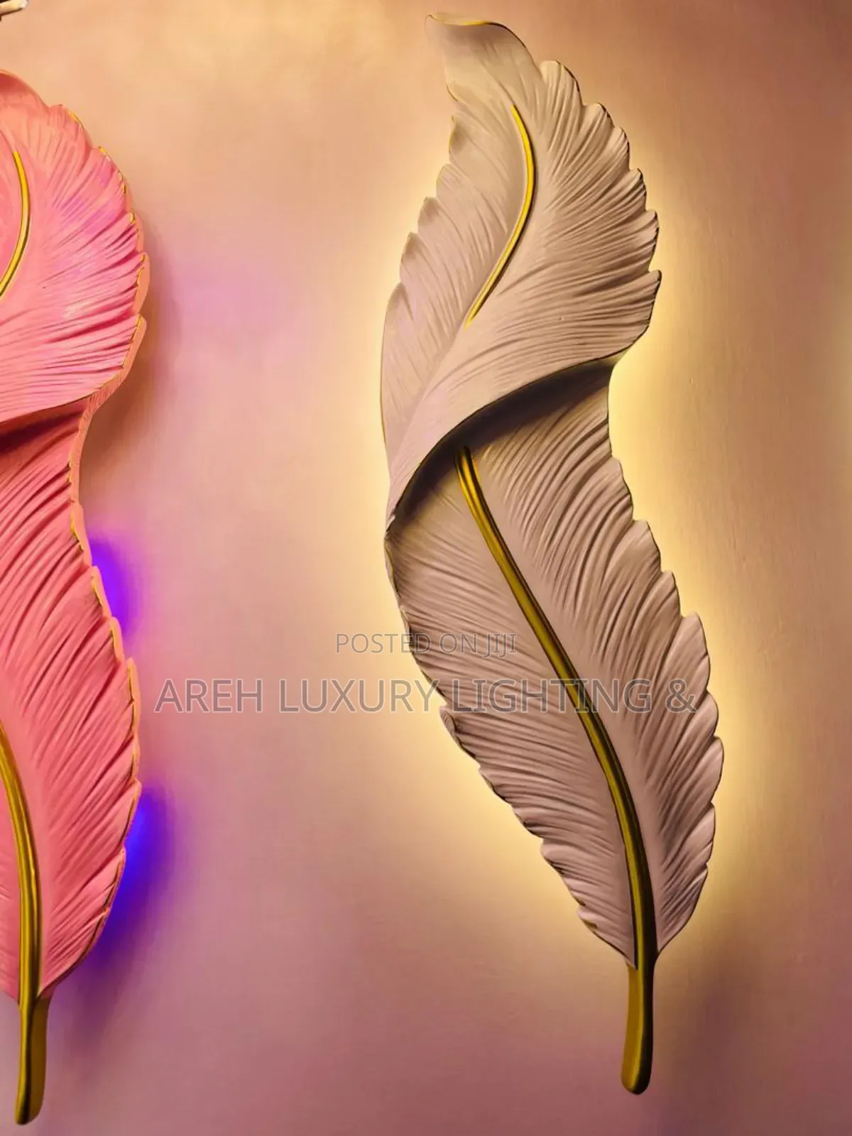 Luxury Flower Wall Interior Design Lights