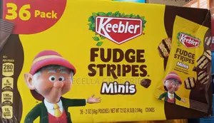 Keebler Fudges Stripes Minis Cookies 36 Pouches ×56g