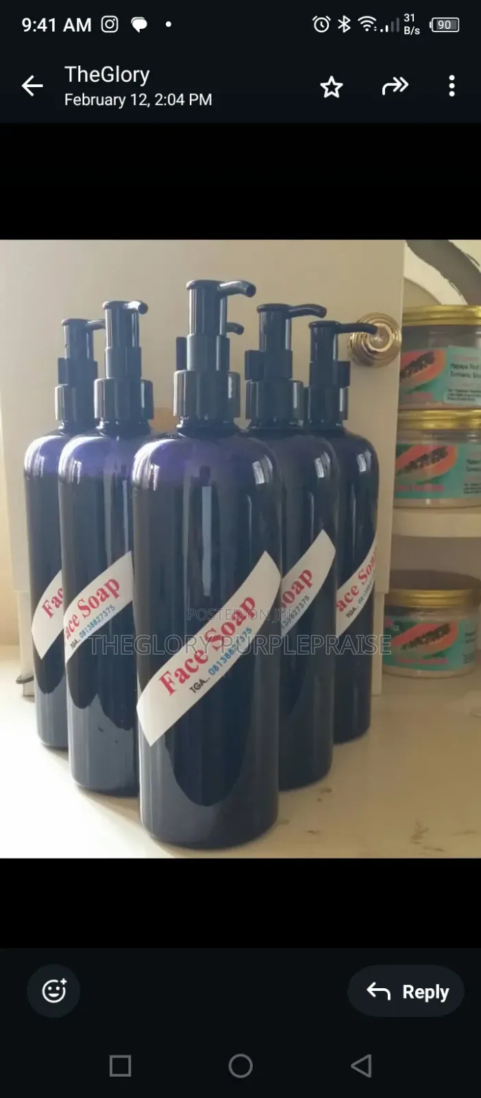All Purpose Skinsolution Liquid Black Soap (500ml)
