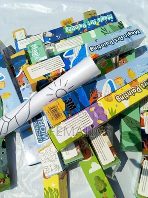 Graffiti Scroll for Children Colouring and Painting With Crayon