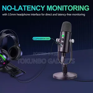 Aveek Usb Condenser Microphone Used for Studio Recording Streaming