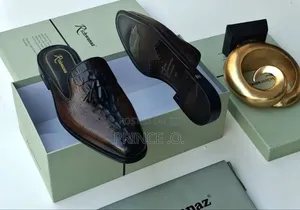 Richwanaz Leather Half Shoes