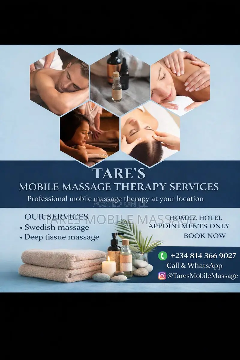 Mobile Masseuse Therapeutic Services