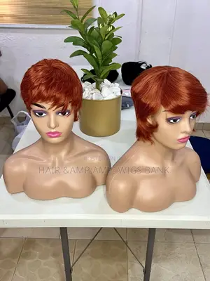 Celebrity Pixie Cut Skull Cap - Col 350- Orange