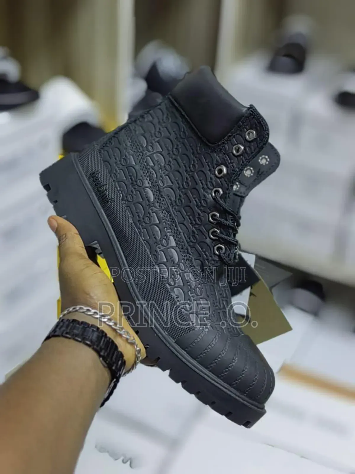 Christian Dior Leather Timberland