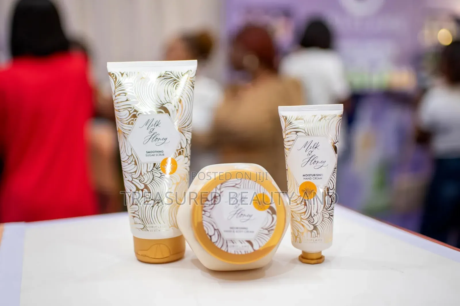 Milk And Honey Scrub And Cream.