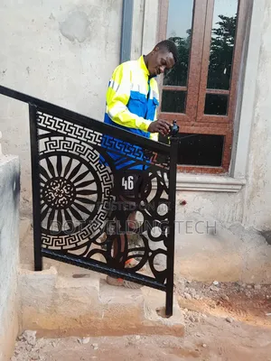 Laser Cut Wrought Iron Handrail