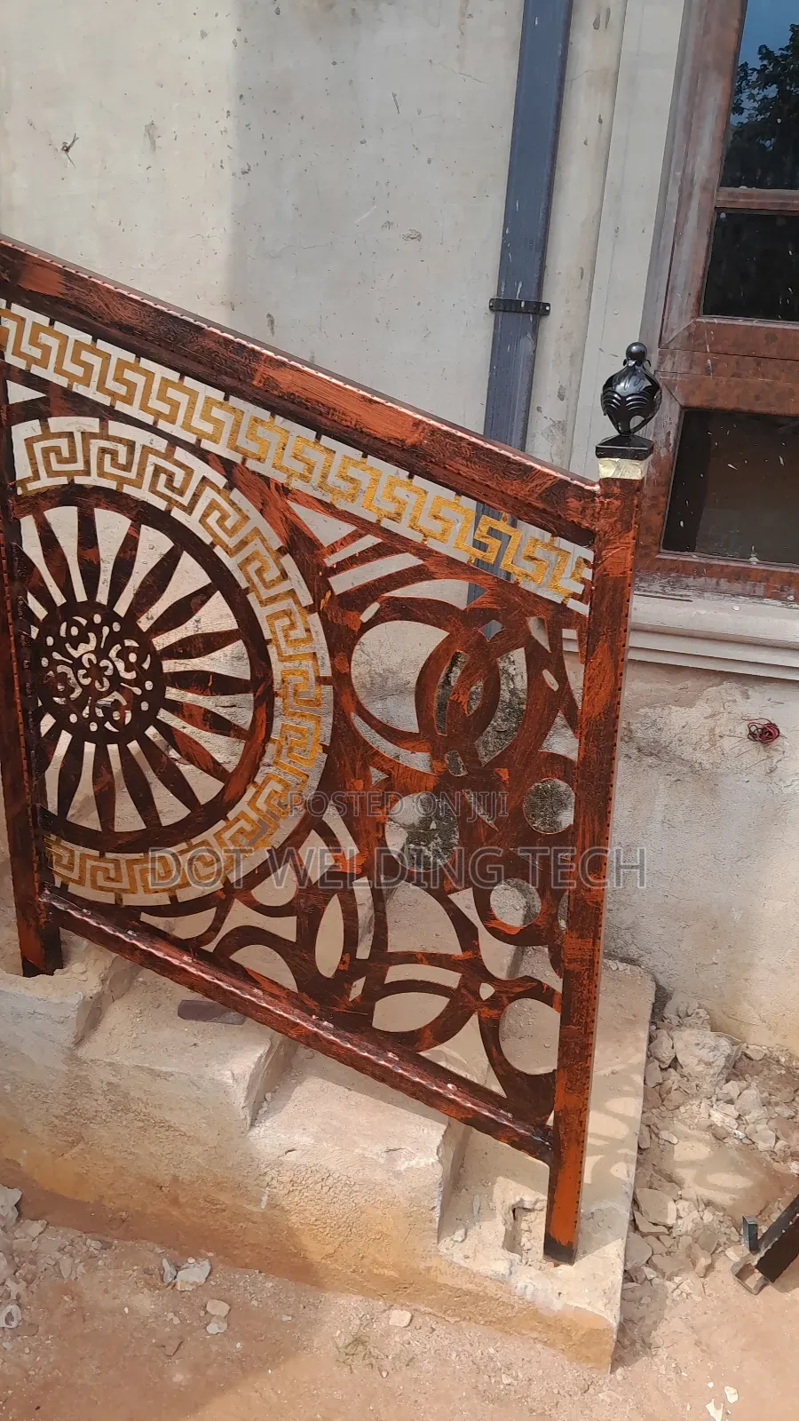Laser Cut Wrought Iron Handrail