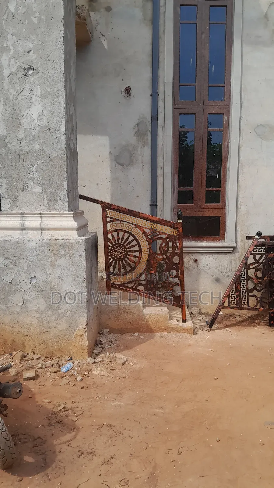 Laser Cut Wrought Iron Handrail