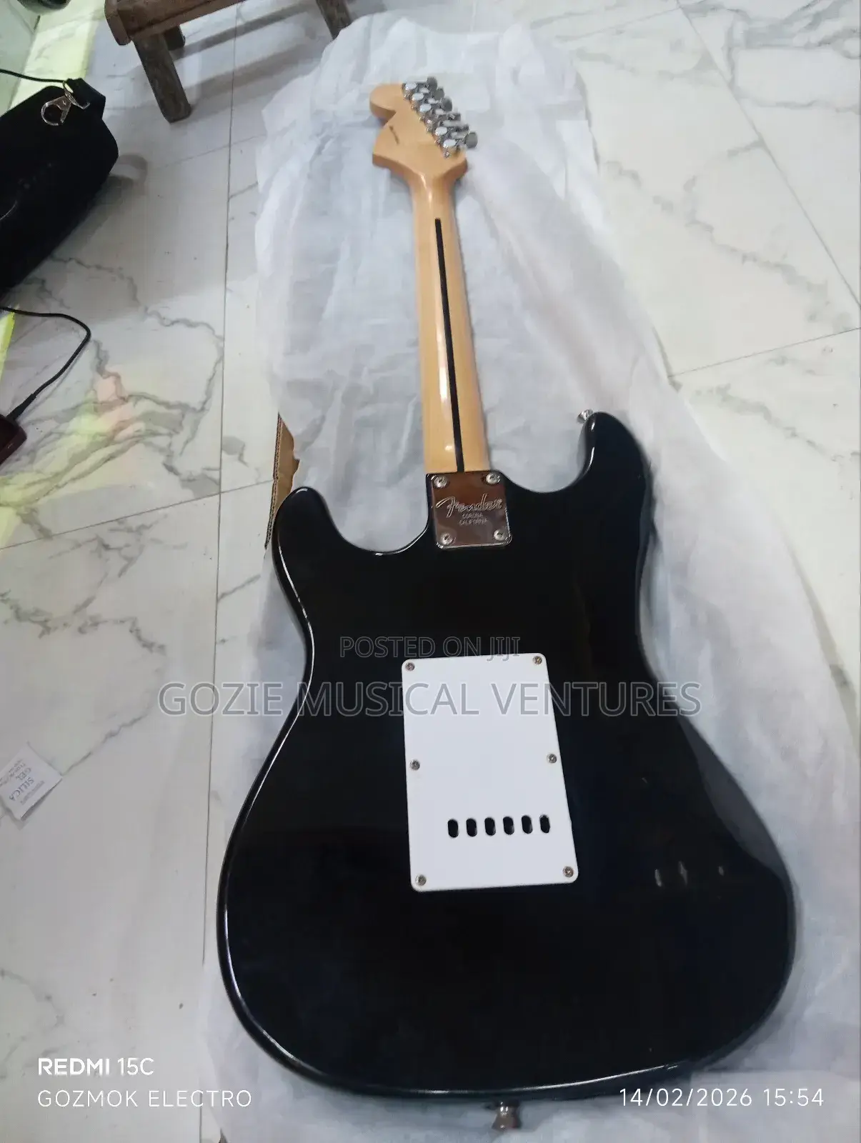 Fender Stratocaster Electric Lead Guitar Black Colour