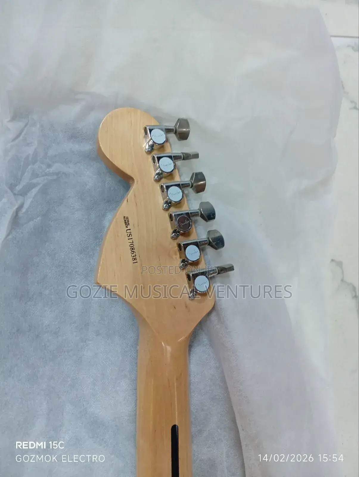 Fender Stratocaster Electric Lead Guitar Black Colour