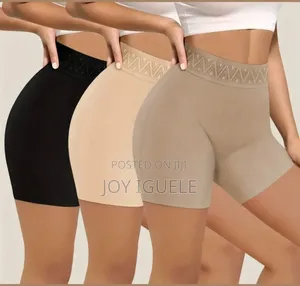 Neutral High Waist Short Tight for Ladies