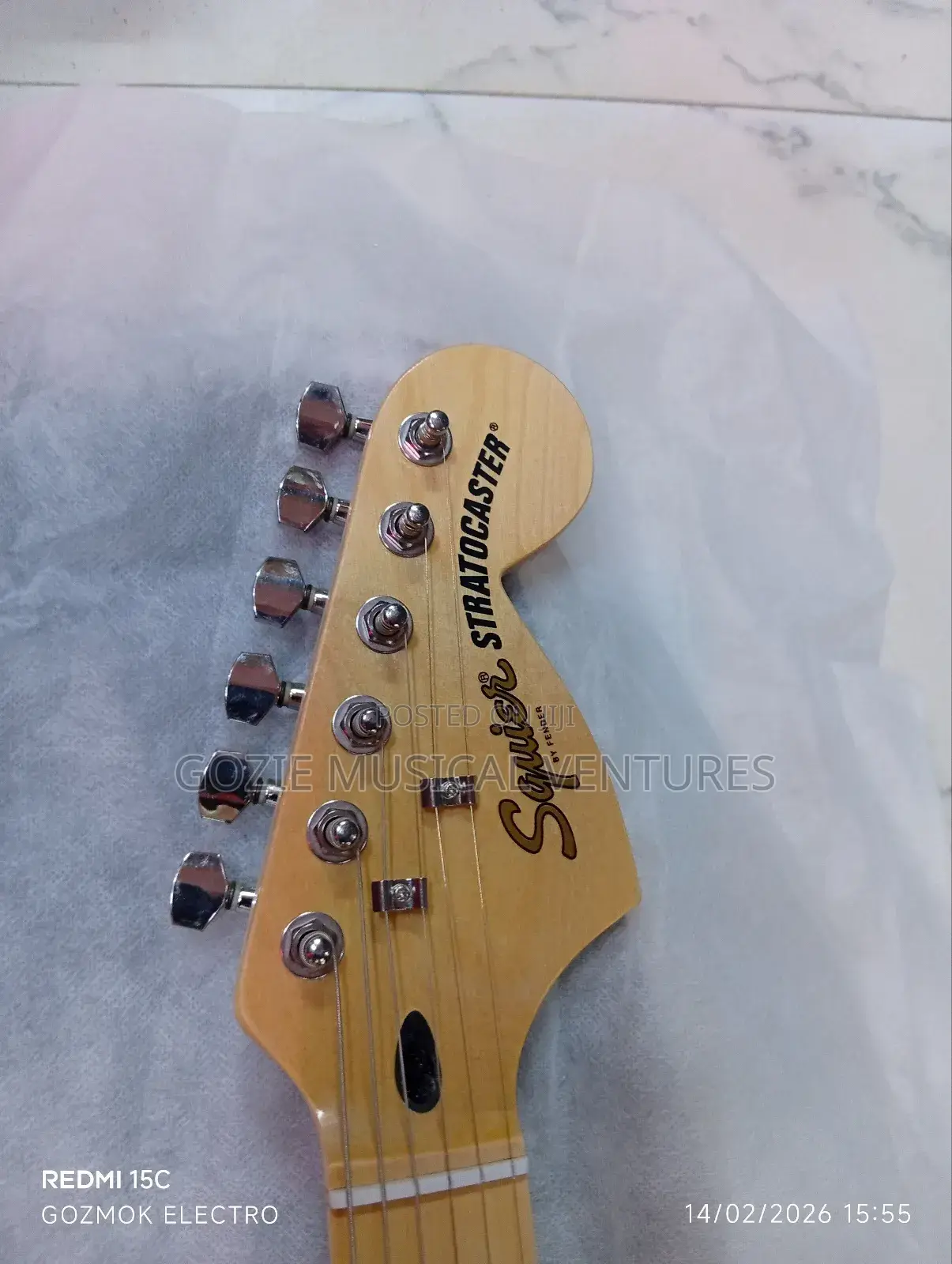 Original Squier Stratocaster Electric Lead Guitar With Amazing.