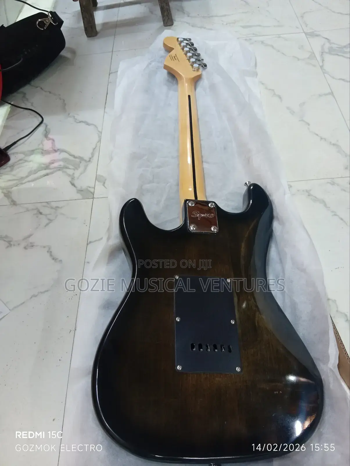Original Squier Stratocaster Electric Lead Guitar With Amazing.