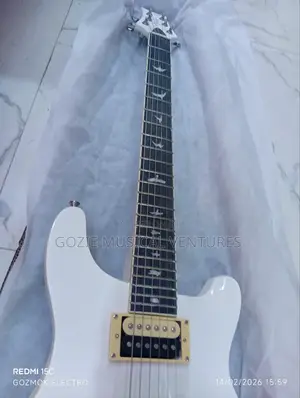 Fender Les Paul Electric Guitar White Colour