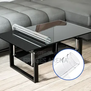 2mm Extra Long PVC Table Protector 1000x2000mm – Crystal Clear Dop
