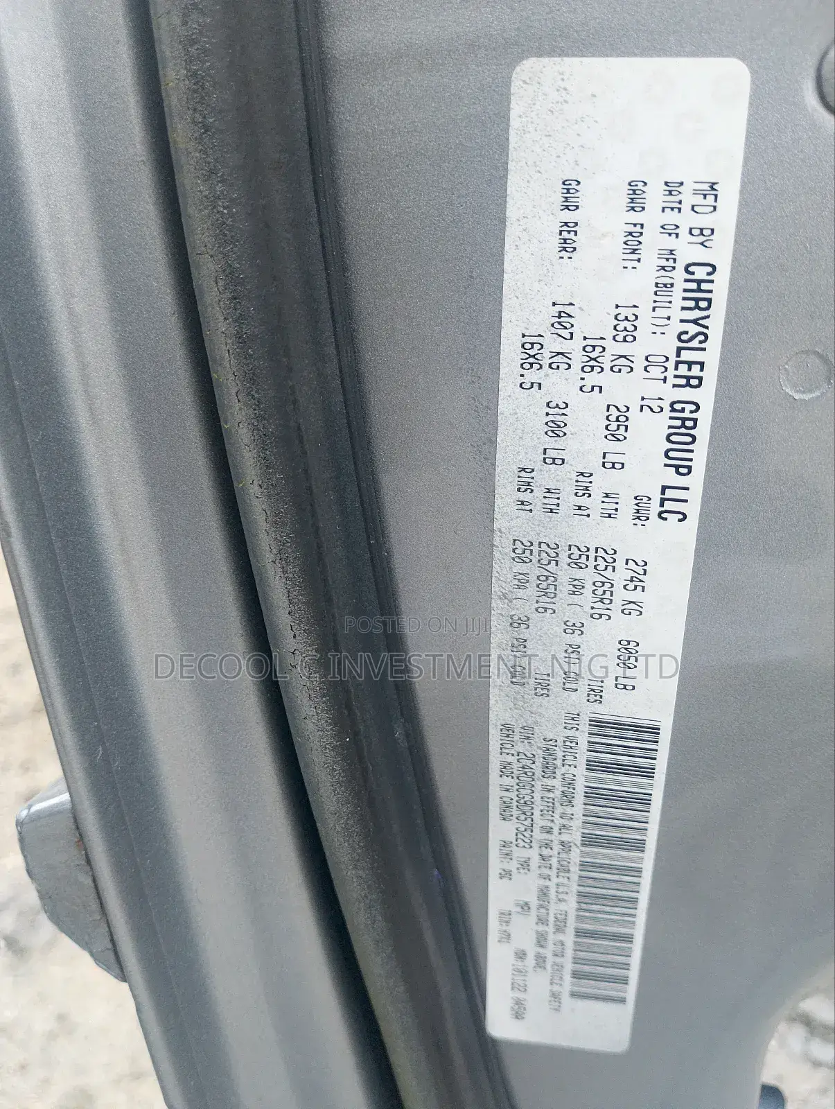 Dodge Caravan 2012 Blue