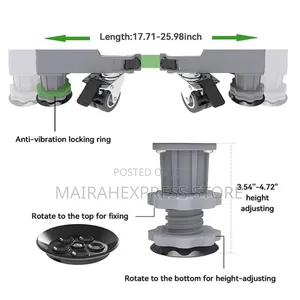 Universal Washing Machine Holder/Mobile Fridge Stand