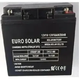 12v/18ah/20hr Rechargeable Battery With Nut and Bolt Terminal