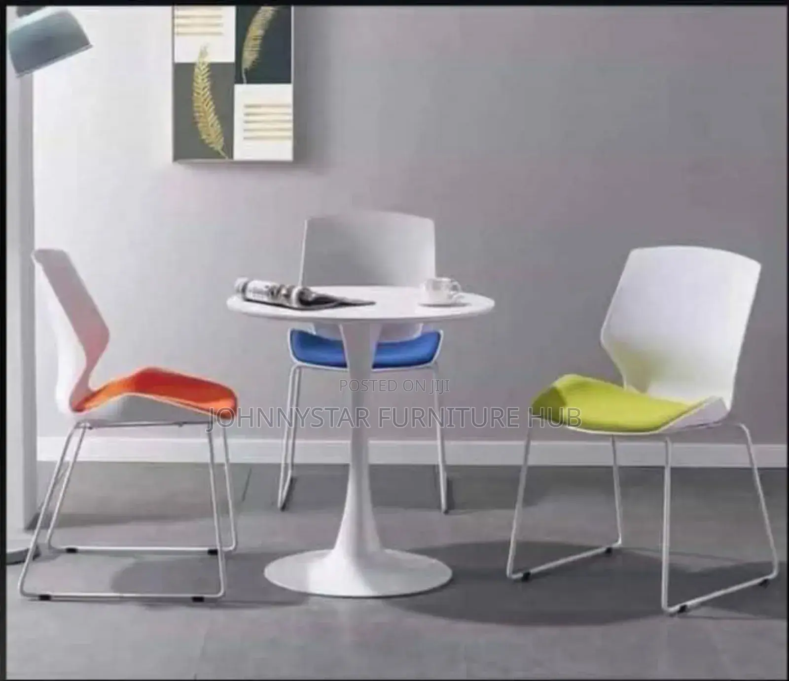 Restaurant and Apartment Chairs With Table