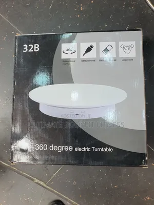 Brand New 32b Big Size 360° Mirror Electric Rotating Display Stand