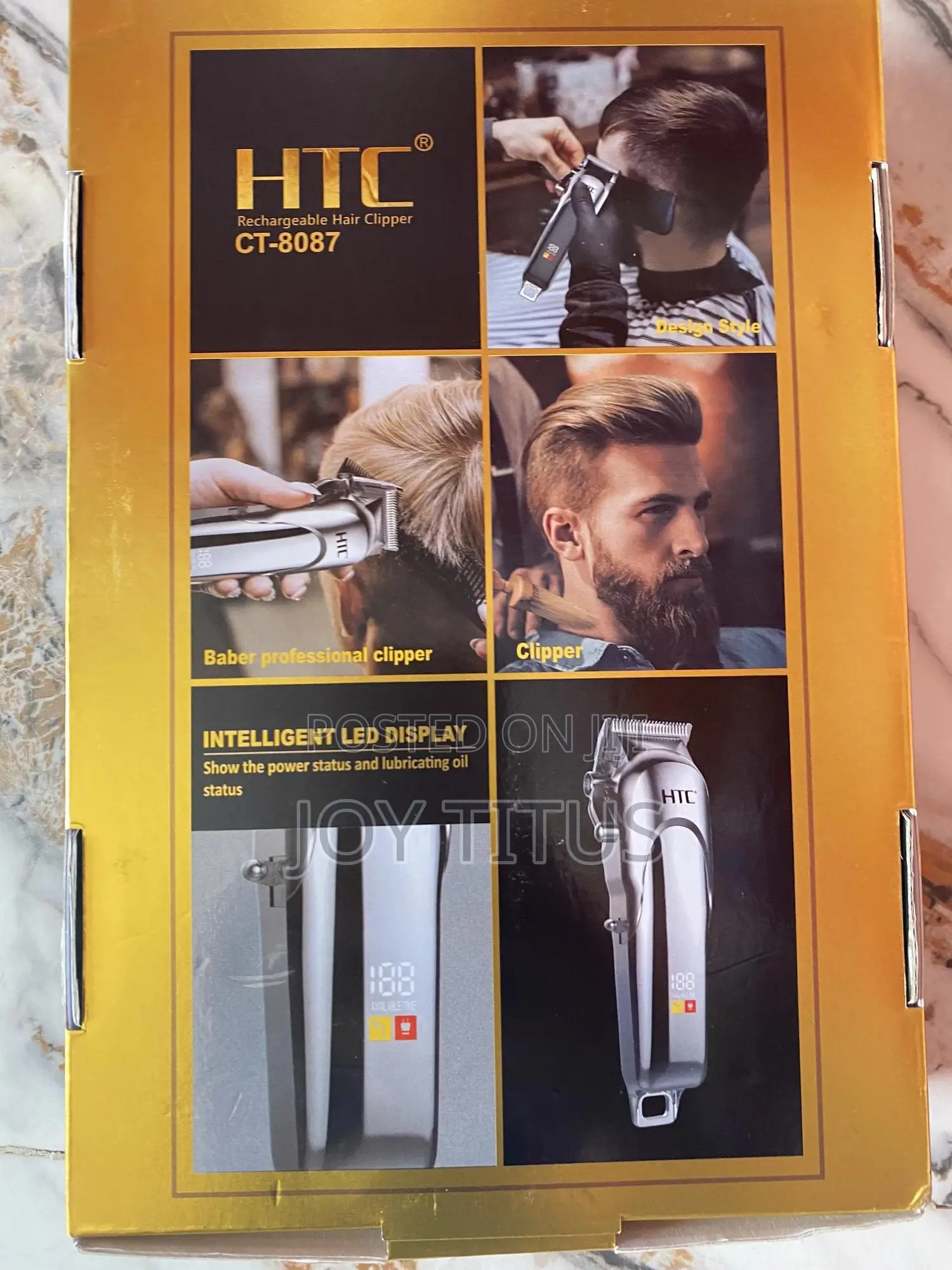 Htc Rechargeable Hair Clipper Ct -8087