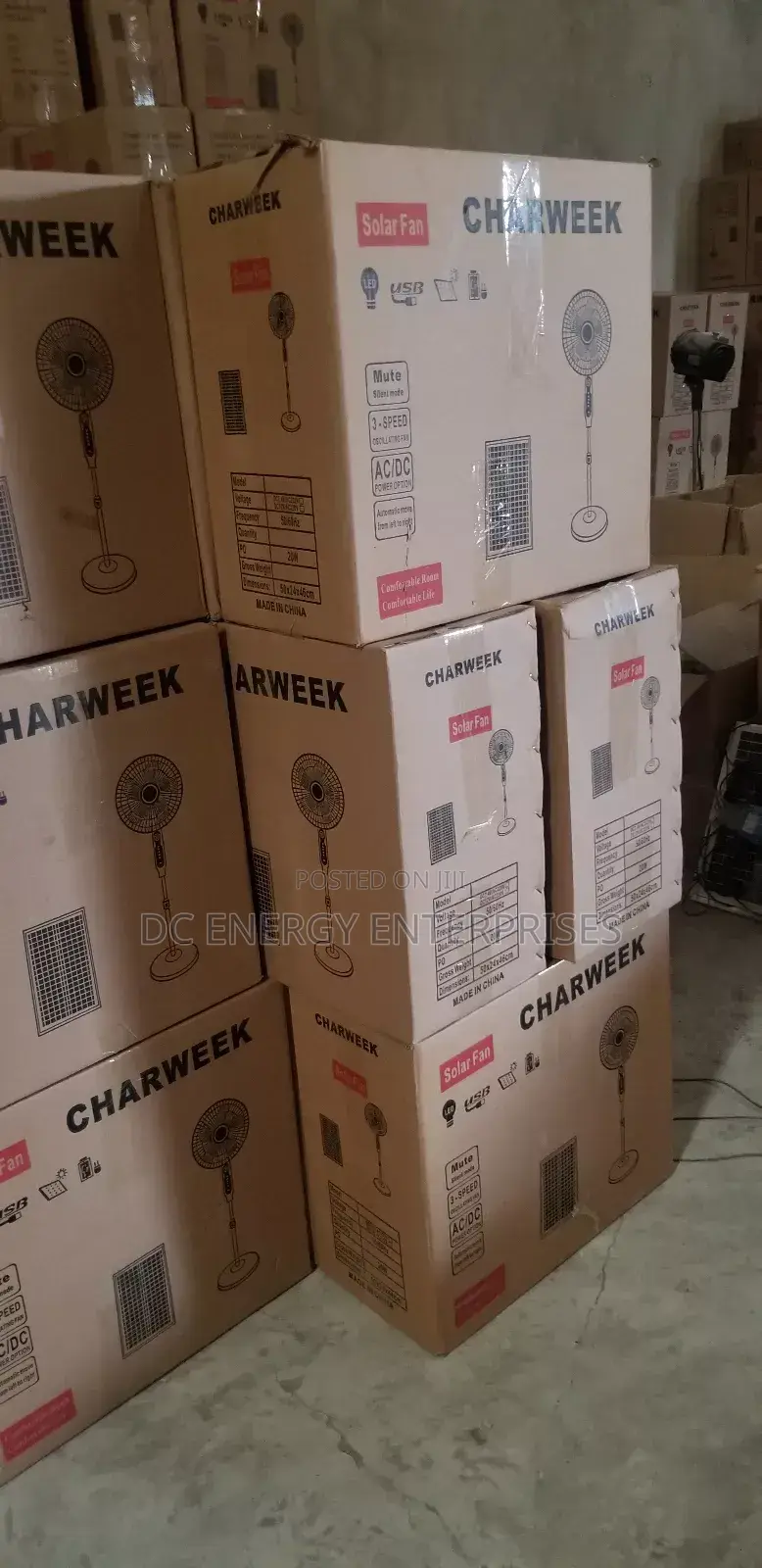 Charweek Solar Fan