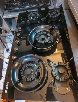 Original Bosch Built-in Luxury Flips Up 5 Burners Gas Cooker Hob