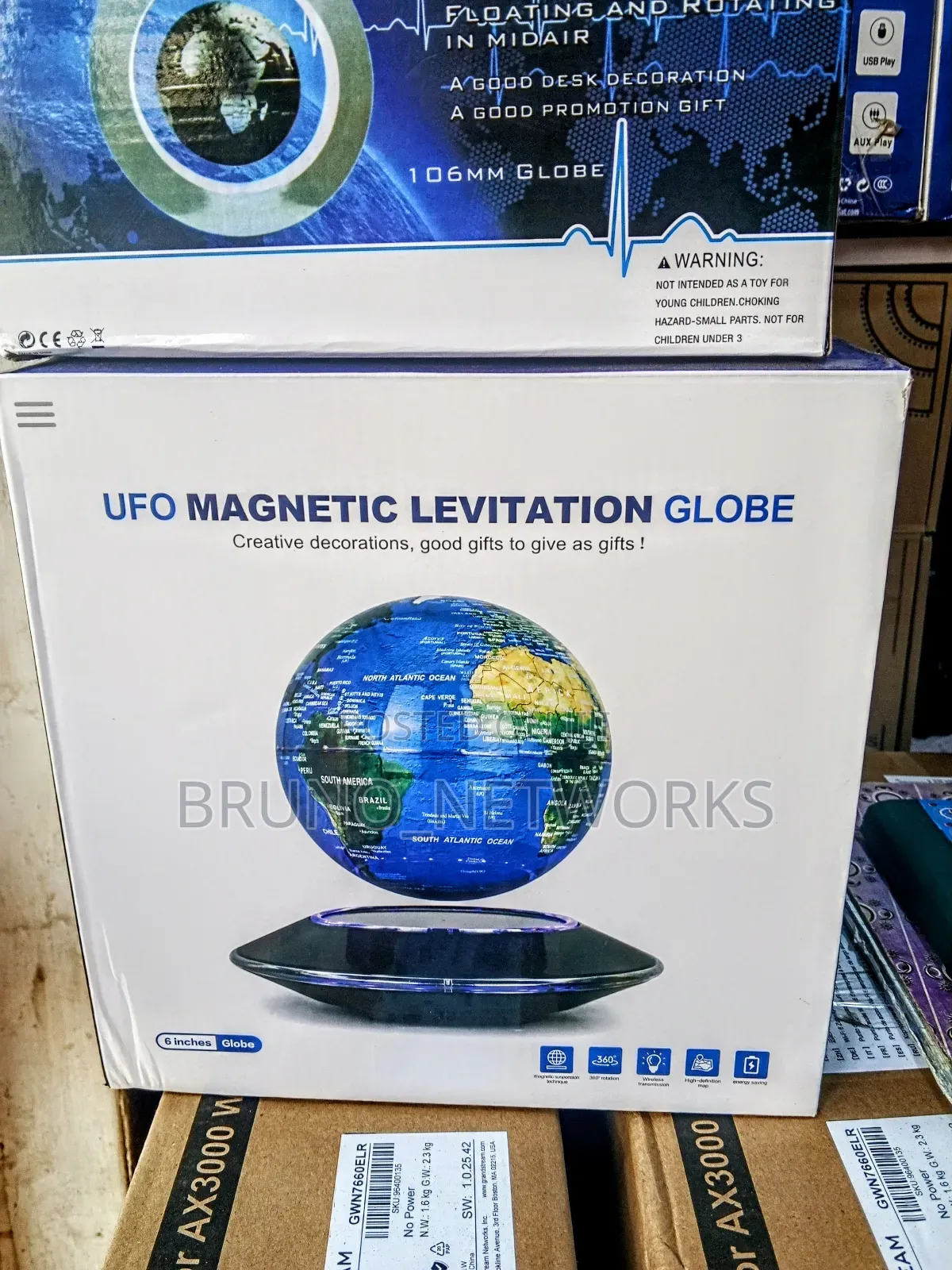 Ufo Magnetic Levitation Globe || Rotating Creative Decoration