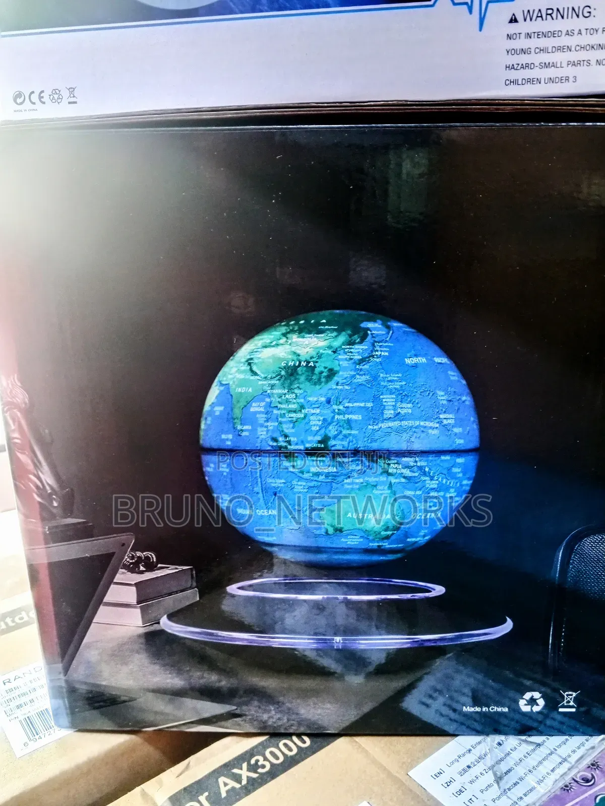 Ufo Magnetic Levitation Globe || Rotating Creative Decoration