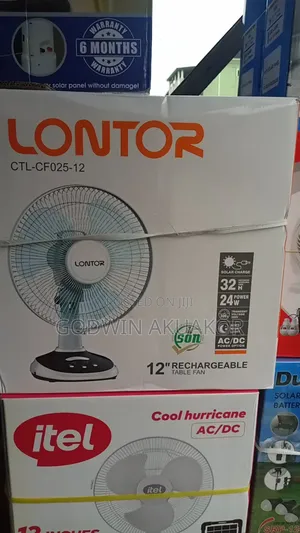 Table Top Rechargeable Fan