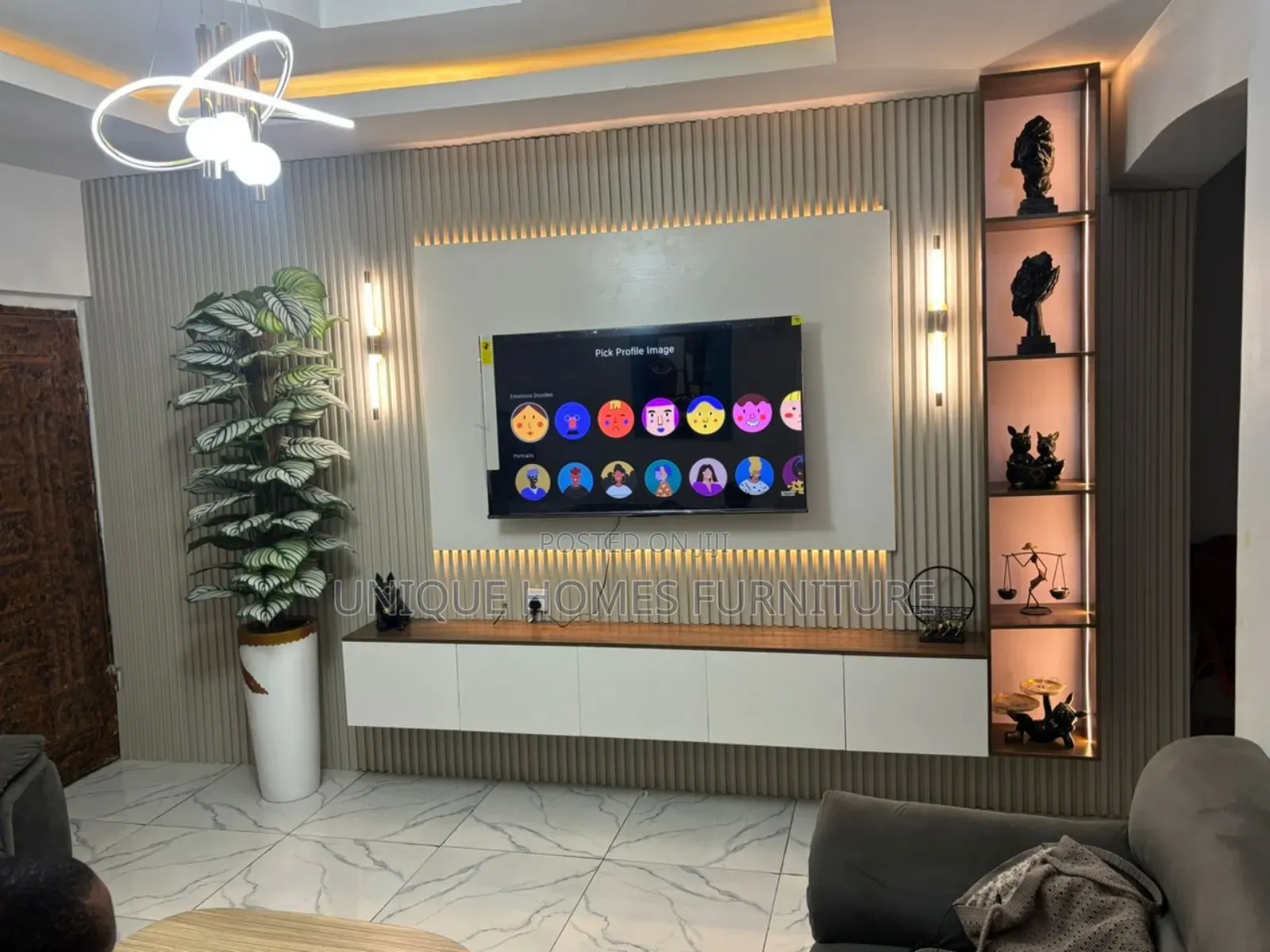 Standard Foreign Material Tv Console