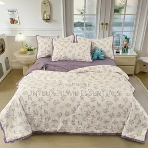 Double Side Bed Duvet/Cover With 2 Pillow Cases