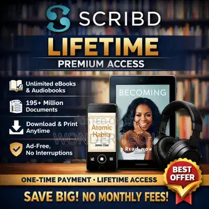 Scribd Lifetime Premium Account | Unlimited Books Documents