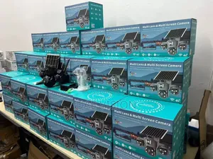 V380 3 Lens Solar Camera With Sandisk With Waterproof Camera