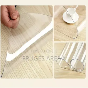 Crystal Clear 2mm PVC Table Mat – Waterproof Office Desk Cover