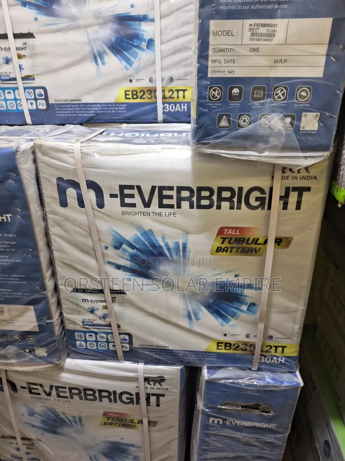 M-Everbright Tubular Batteries