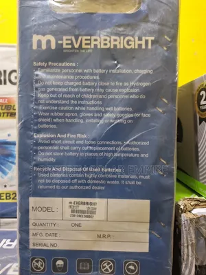 M-Everbright Tubular Batteries