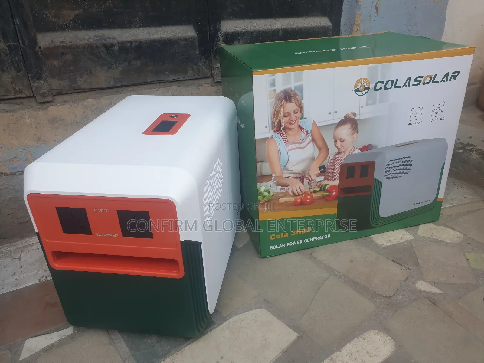 Powerful 3.6kwh Cola Solar Generator