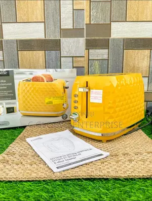 George Home 2-Slice Ribbed Toaster - 750w With Free Gift Bag- New/ Old