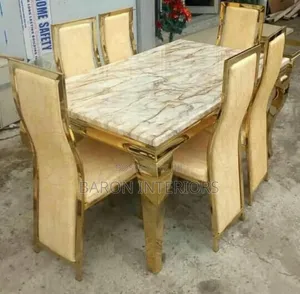 Executive Marble Dinning Set Is Available as Seen